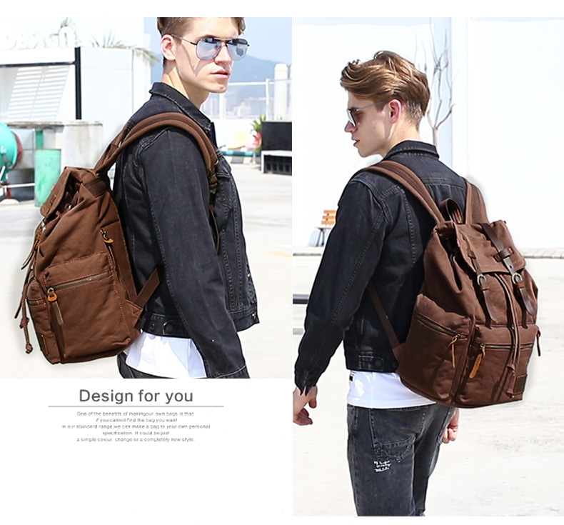 AugurSoaring Canvas Bag Retro Men's Bag Backpack Computer Bag Student Bag CrossBorder AugurSoaring Canvas Bag Retro Men's Bag Backpack Computer Bag Student Bag CrossBorder