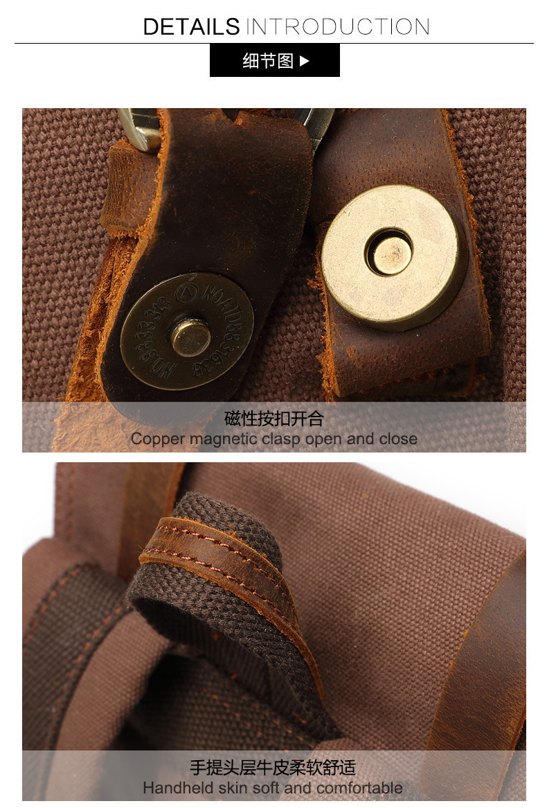 AugurSoaring Canvas Bag Retro Men's Bag Backpack Computer Bag Student Bag CrossBorder AugurSoaring Canvas Bag Retro Men's Bag Backpack Computer Bag Student Bag CrossBorder