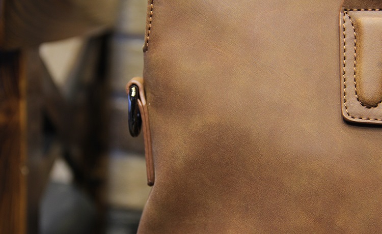 Korean Style Fashion Men's Bag Horse Leather Men's Handbag Shoulder Bag Men's Briefcase Multifunctional Computer Bag Casual
