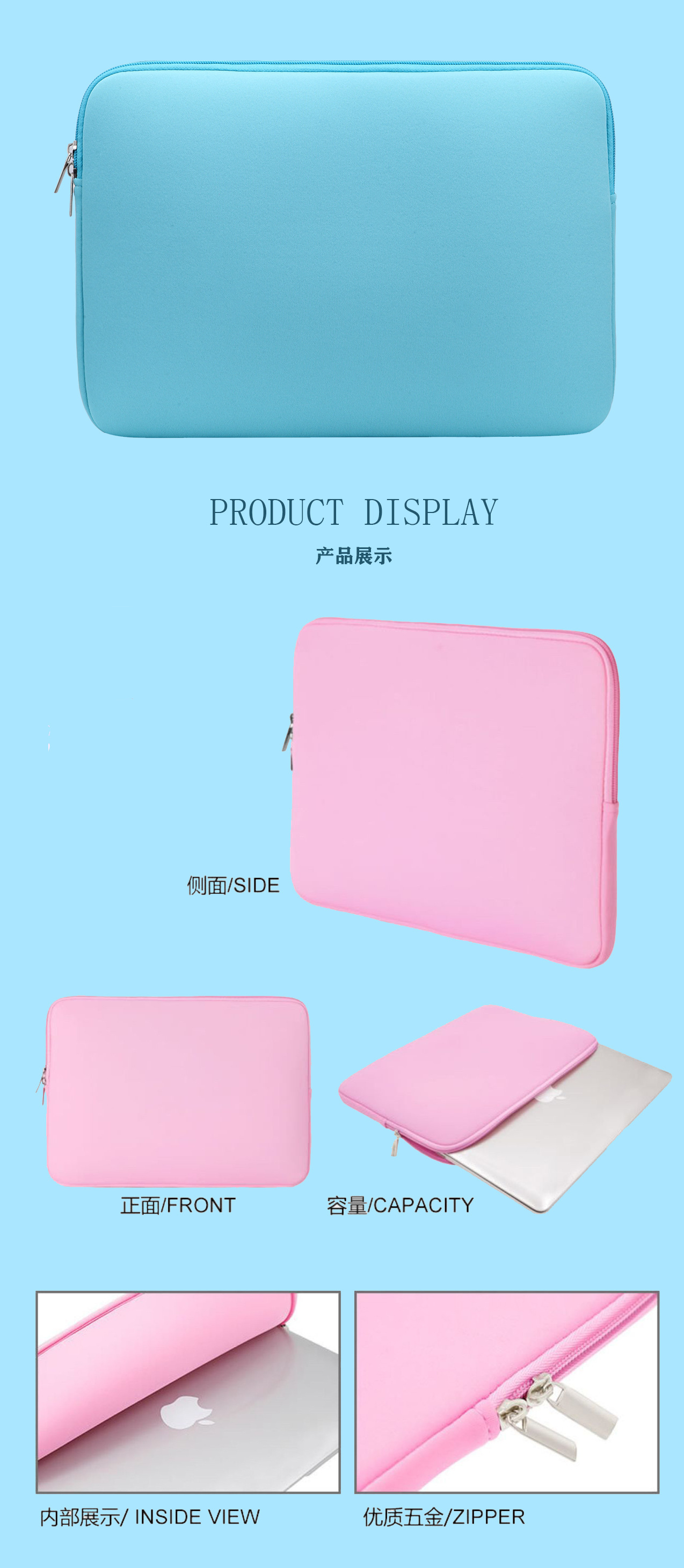 Factory Direct Sale Apple Laptop Sleeve 131415macbook Lenovo Dell Power Pack Computer Bag