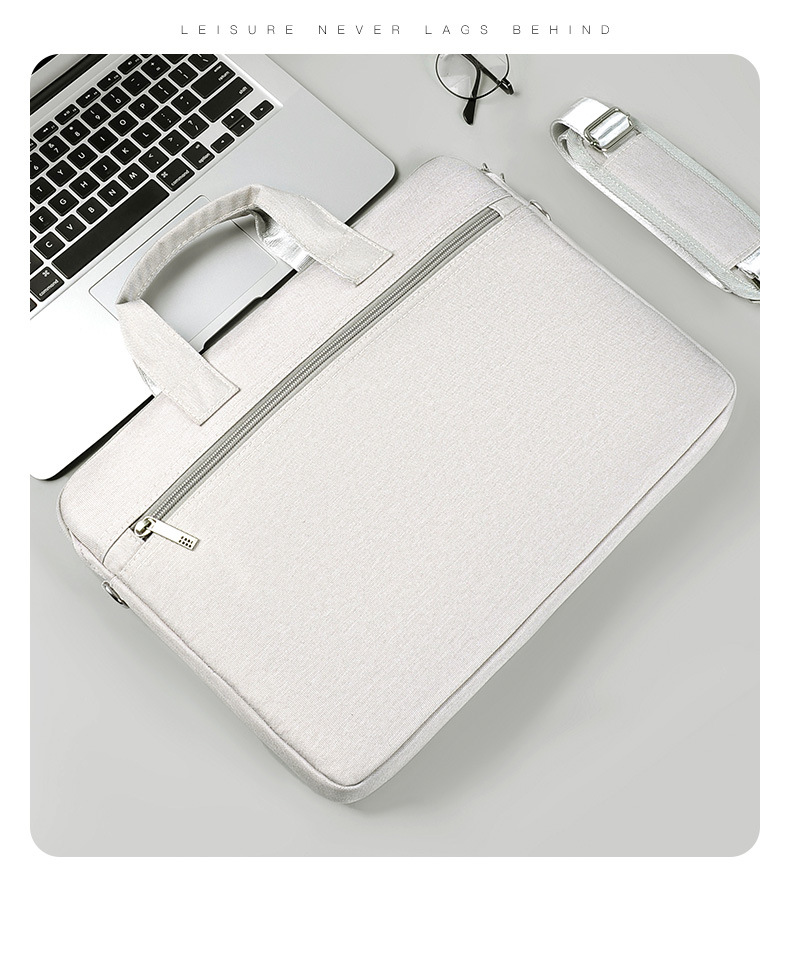 New Business Computer Bag Portable 14/15.6-Inch Briefcase Waterproof Anti-Seismic Large Capacity Notebook Bag Wholesale