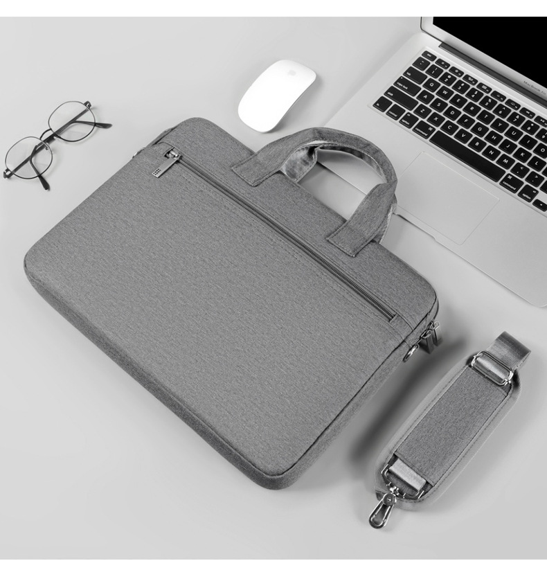 New Business Computer Bag Portable 14/15.6-Inch Briefcase Waterproof Anti-Seismic Large Capacity Notebook Bag Wholesale