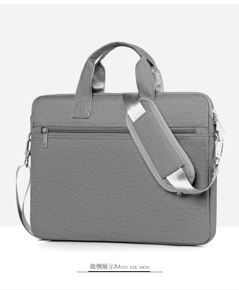 New Business Computer Bag Portable 14/15.6-Inch Briefcase Waterproof Anti-Seismic Large Capacity Notebook Bag Wholesale