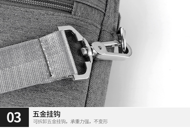 New Business Computer Bag Portable 14/15.6-Inch Briefcase Waterproof Anti-Seismic Large Capacity Notebook Bag Wholesale