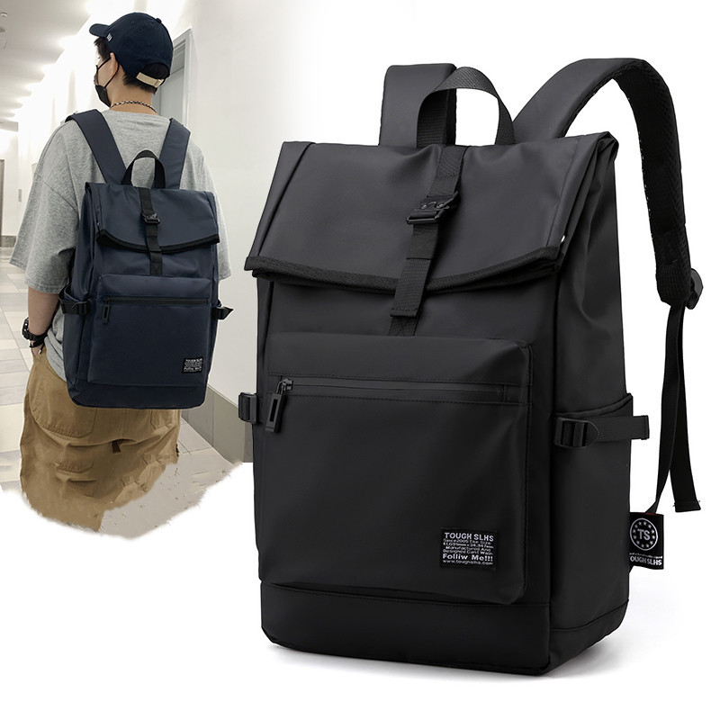 New Simple Backpack Men&#039;s Casual Travel Bag Computer Backpack Lightweight College Students Bag One Piece Dropshipping