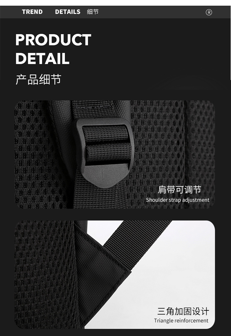 New Simple Backpack Men's Casual Travel Bag Computer Backpack Lightweight College Students Bag One Piece Dropshipping