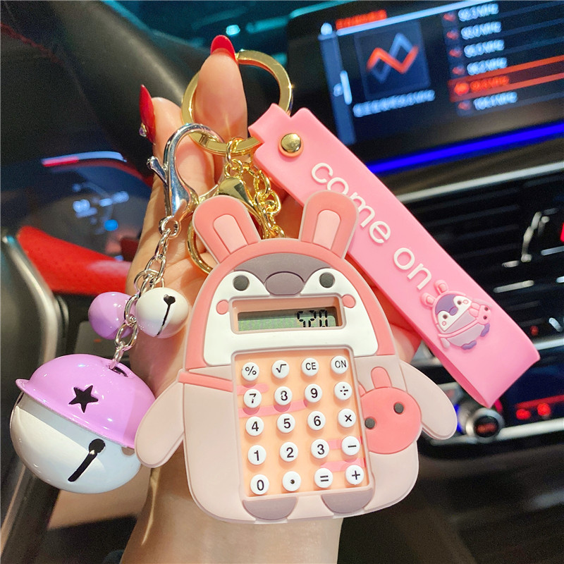 Internet Celebrity Educational Toys Maze Calculator Keychain Doll Mini Computer Pendant School Bag Bag Charm Tide