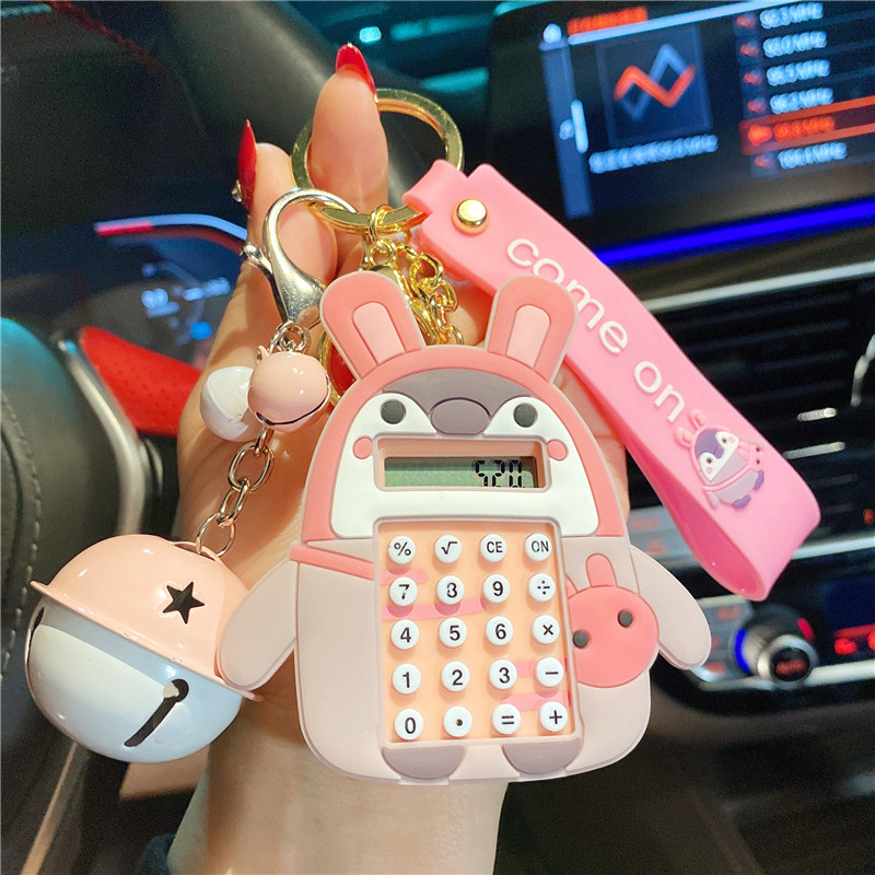Internet Celebrity Educational Toys Maze Calculator Keychain Doll Mini Computer Pendant School Bag Bag Charm Tide