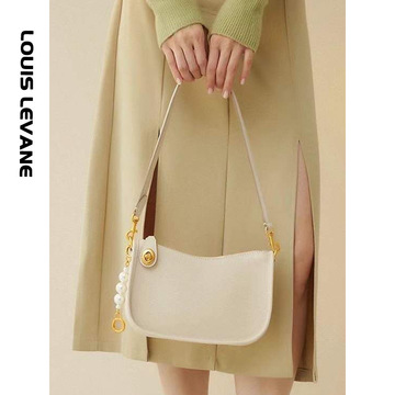Cowhide Colorblock Tote Bag Female 2021winter New Shoulder Underarm Bag Commuter Computer Bag Handbags for Moms Tide