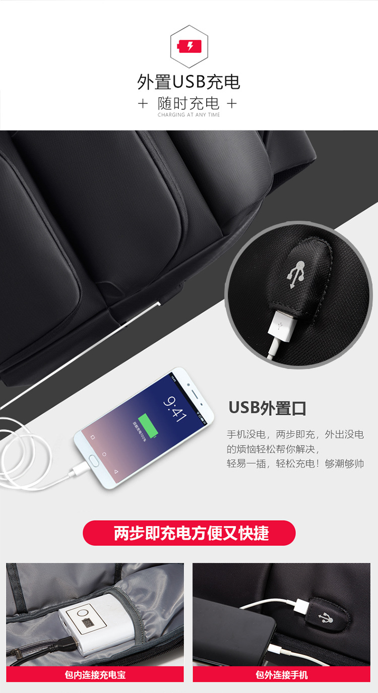 DC CrossBorder New MultiFunction Business Backpack Male USB Large Capacity Computer Bag Gift Student AntiTheft Backpack DC CrossBorder New MultiFunction Business Backpack Male USB Large Capacity Computer Bag Gift Student AntiTheft Backpack