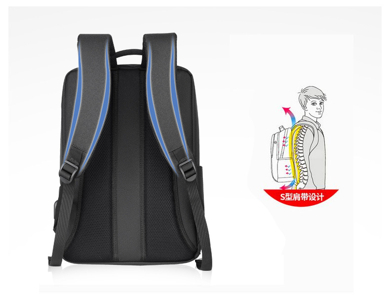 Cross-Border Supply Backpack Men's Business Backpack Large Capacity Computer Bag Waterproof Backpack Custom Delivery