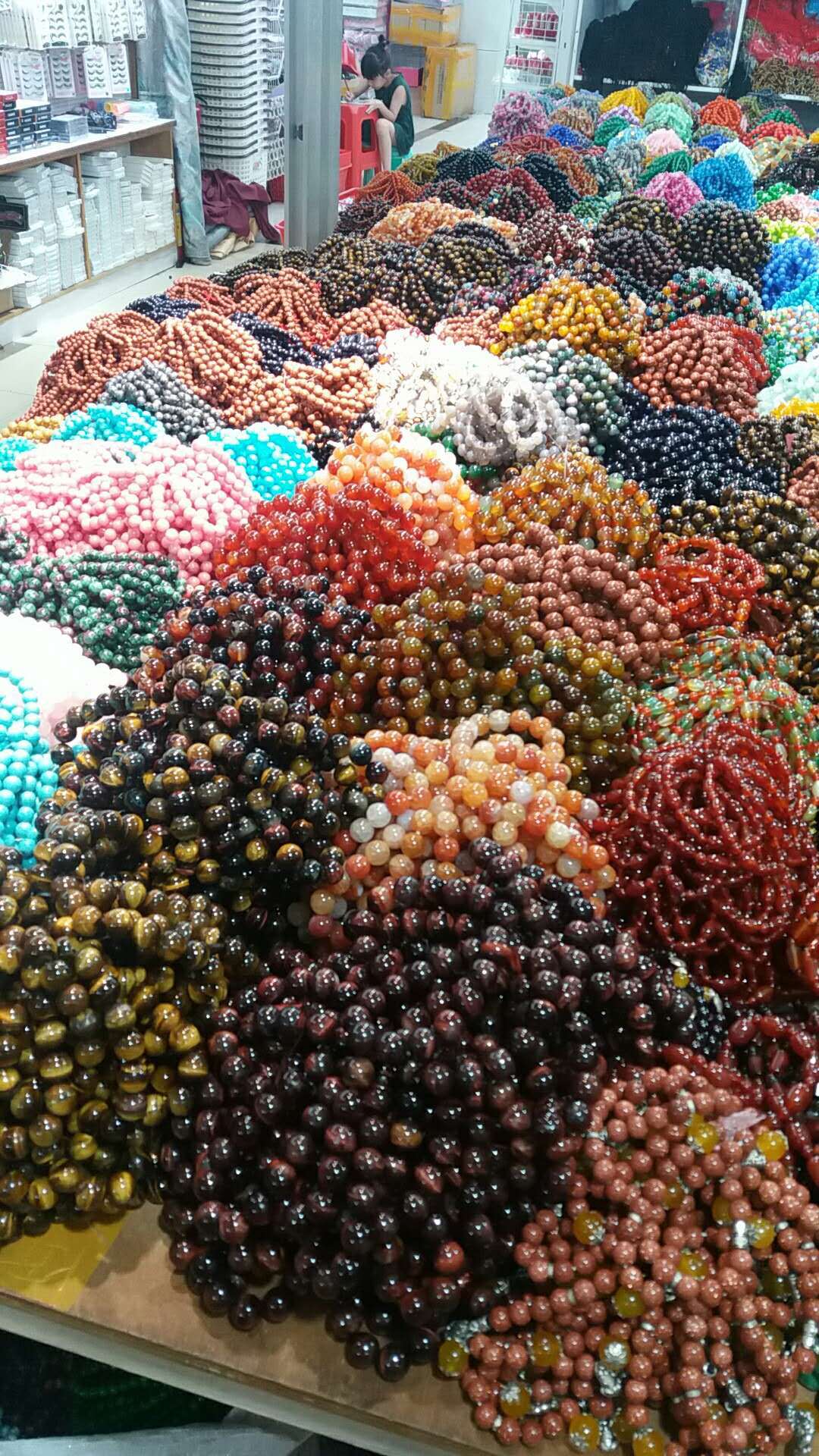 Factory Direct Supply 6-20mm Gem Scenic Spot Stall Live Broadcast Natural Yellow Tiger Eyes Tiger Eye' Stone Bracelet Tigereye