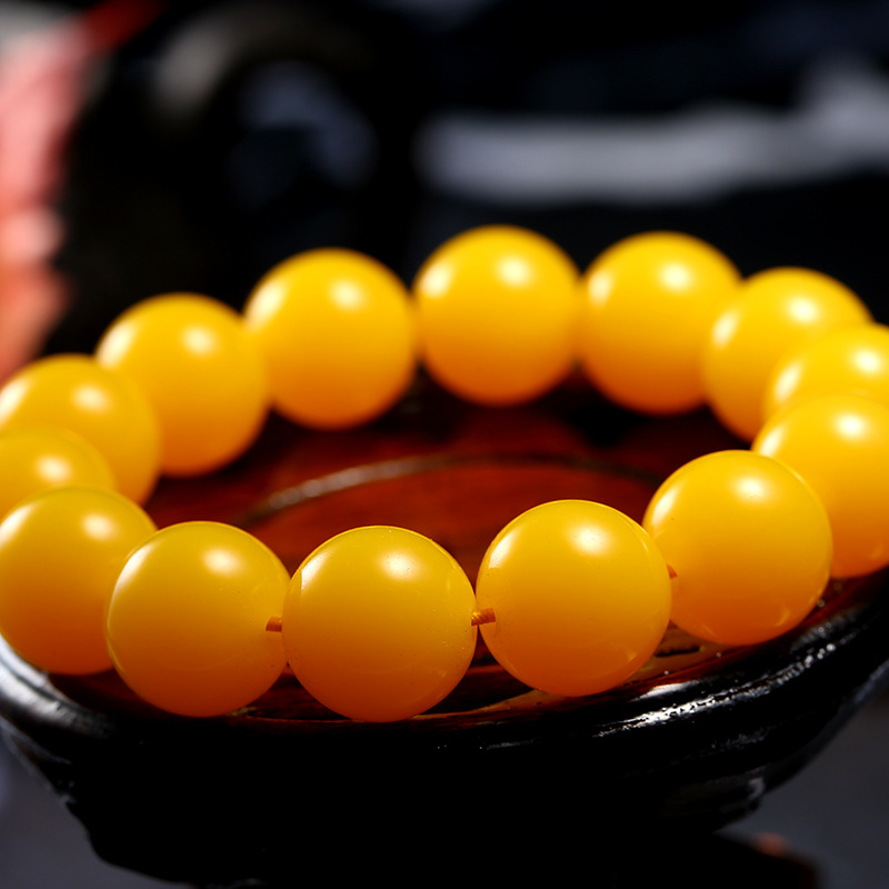Imitation of the natural, new and old idea for bracelet chicken oil yellow bead chain men and women 's stall hot sell bracelet wholesale