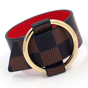 Factory Direct Sales Black Red Yellow Green Four-Color Woven Leather Bracelet Jamaica Reggae Leather Bracelet Wrist Ring