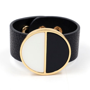 Factory Direct Sales Black Red Yellow Green Four-Color Woven Leather Bracelet Jamaica Reggae Leather Bracelet Wrist Ring