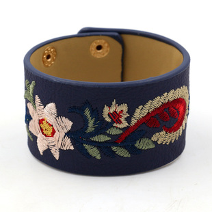 Factory Direct Sales Black Red Yellow Green Four-Color Woven Leather Bracelet Jamaica Reggae Leather Bracelet Wrist Ring