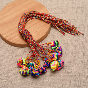 Hand-Woven Colorful Rope Bracelet Dragon Boat Festival Color Bell Colorful Rope Hanging Pig Small Yellow Duck Bracelet Ankle Chain