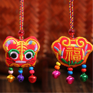 Hand-Woven Colorful Rope Bracelet Dragon Boat Festival Color Bell Colorful Rope Hanging Pig Small Yellow Duck Bracelet Ankle Chain