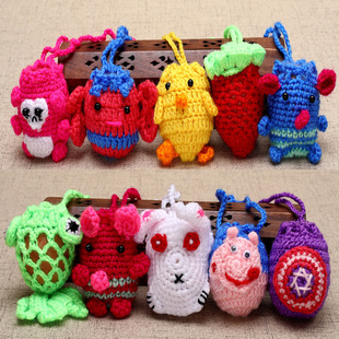 Hand-Woven Colorful Rope Bracelet Dragon Boat Festival Color Bell Colorful Rope Hanging Pig Small Yellow Duck Bracelet Ankle Chain
