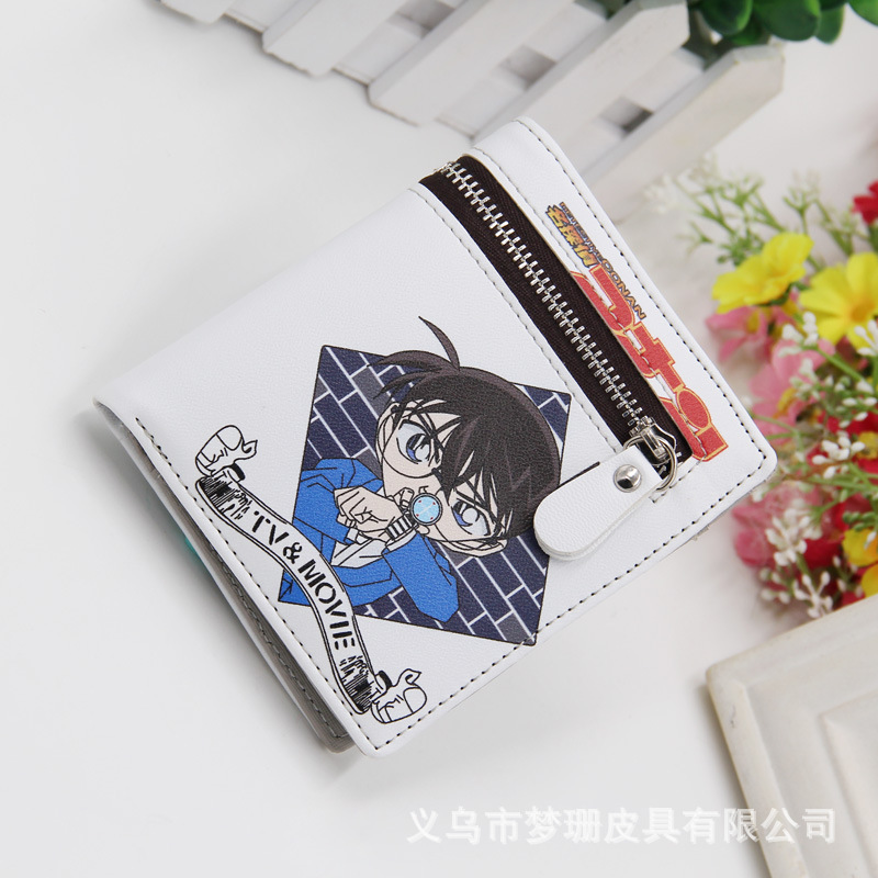 New vertical cartoon wallet 3d cartoon wallet men&#039;s and women&#039;s short cartoon silk-screen wallet