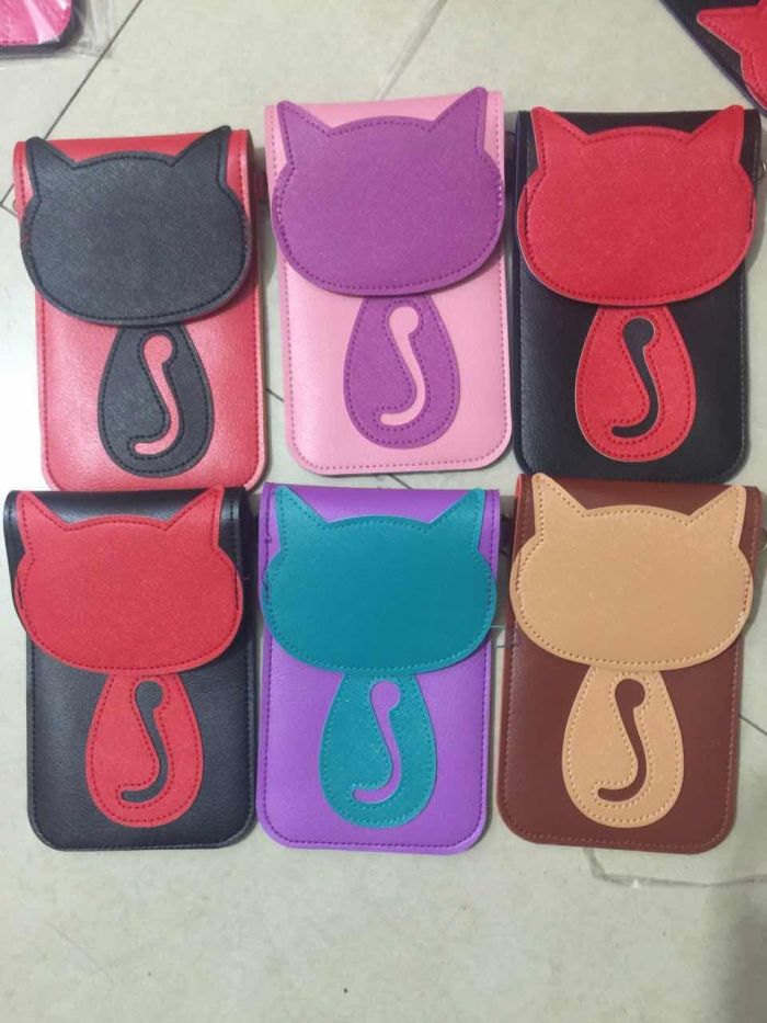 The new cartoon can touch screen large screen mobile phone bag Samsung apple 6plus mobile phone card package zero wallet The new cartoon can touch screen large screen mobile phone bag Samsung apple 6plus mobile phone card package zero wallet