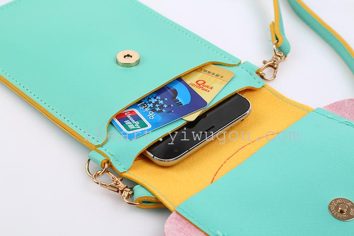The new cartoon can touch screen large screen mobile phone bag Samsung apple 6plus mobile phone card package zero wallet The new cartoon can touch screen large screen mobile phone bag Samsung apple 6plus mobile phone card package zero wallet