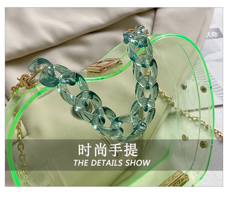 Internet Celebrity Transparent Cell Phone Wallet 2021 Summer Little Fresh Young Girl Personalized Creative Chain Portable Crossbody Gel Bag Tide Internet Celebrity Transparent Cell Phone Wallet 2021 Summer Little Fresh Young Girl Personalized Creative Chain Portable Crossbody Gel Bag Tide