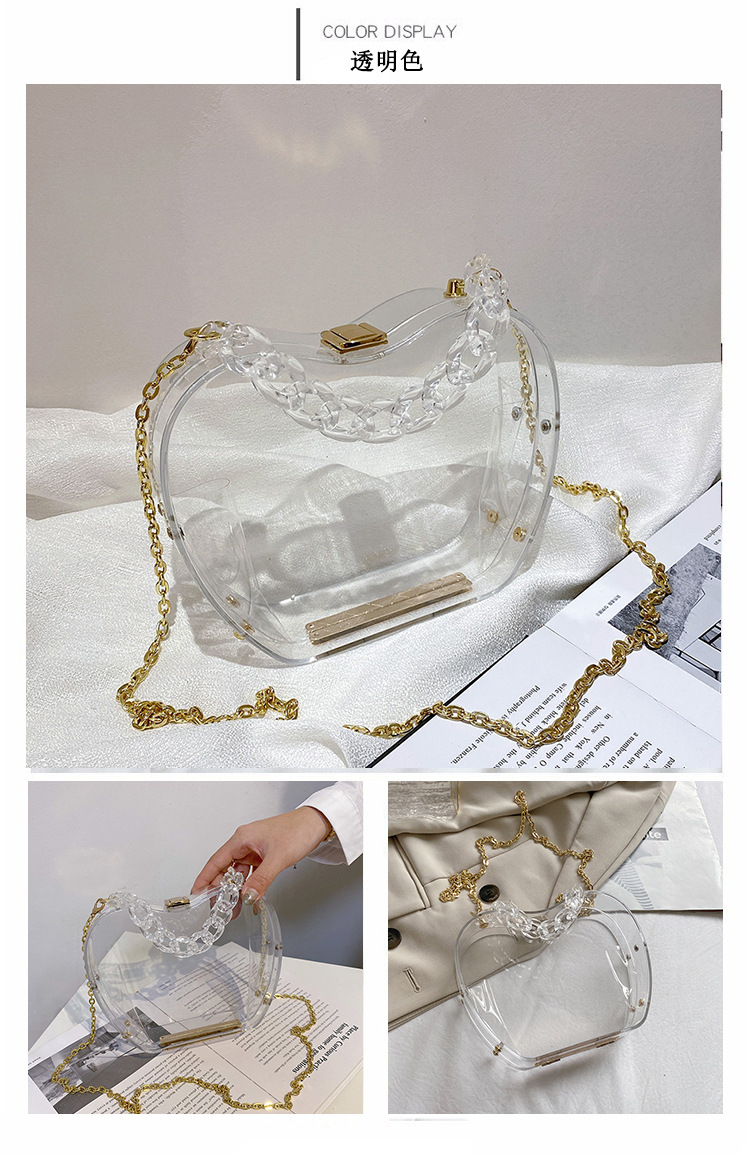 Internet Celebrity Transparent Cell Phone Wallet 2021 Summer Little Fresh Young Girl Personalized Creative Chain Portable Crossbody Gel Bag Tide Internet Celebrity Transparent Cell Phone Wallet 2021 Summer Little Fresh Young Girl Personalized Creative Chain Portable Crossbody Gel Bag Tide