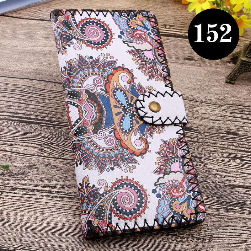  upgraded version of hand - made wallet lady leather cabinet wallet ethnic style hand - made wallet can be customized bag 