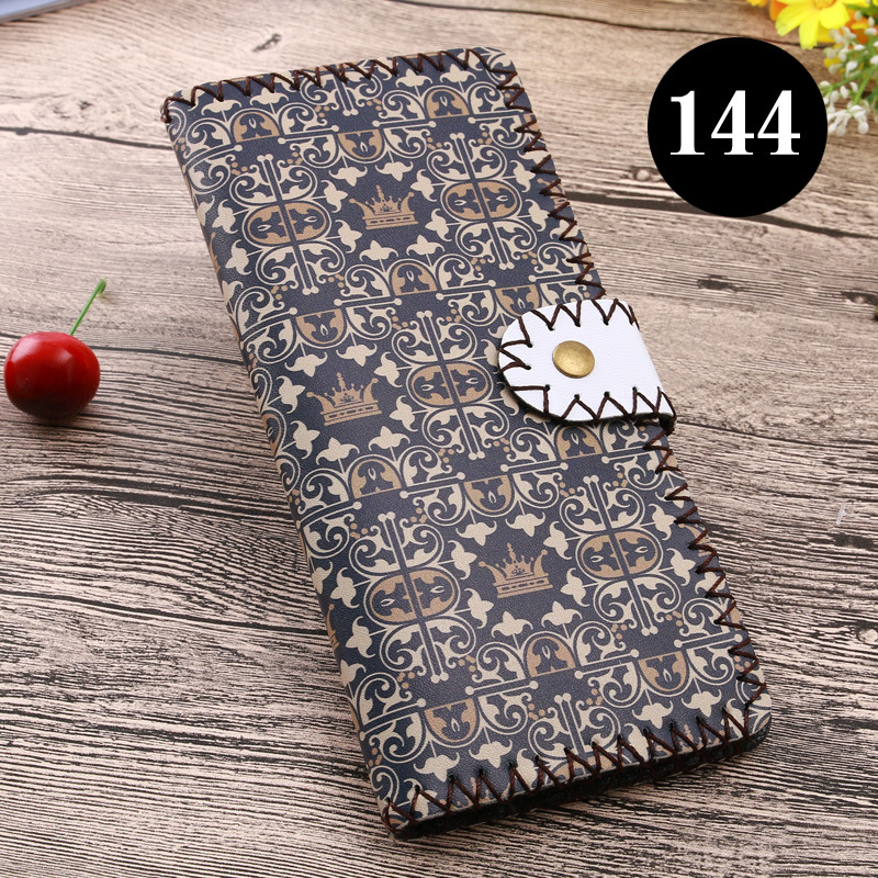  upgraded version of hand - made wallet lady leather cabinet wallet ethnic style hand - made wallet can be customized bag 