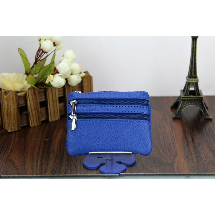 Genuine Leather MultiFunction Women's Coin Purse Key Case Business Gift Bus Wallet Style