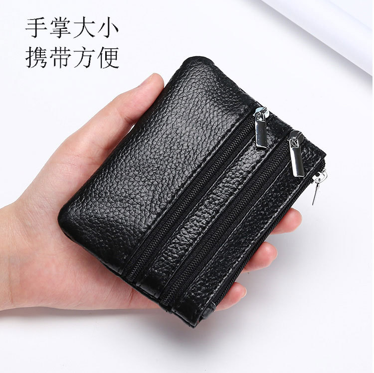 Genuine Leather MultiFunction Women's Coin Purse Key Case Business Gift Bus Wallet Style