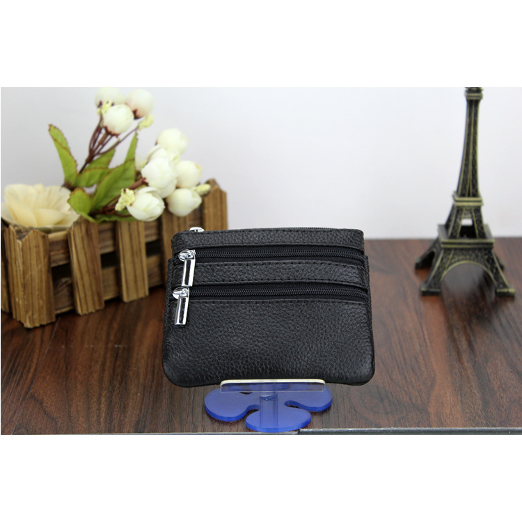Genuine Leather MultiFunction Women's Coin Purse Key Case Business Gift Bus Wallet Style