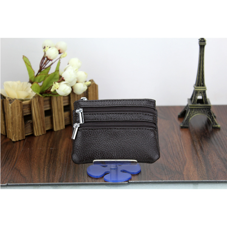Genuine Leather MultiFunction Women's Coin Purse Key Case Business Gift Bus Wallet Style