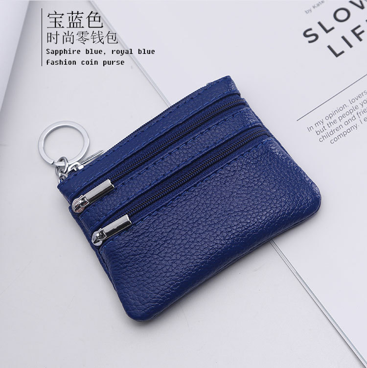 Genuine Leather MultiFunction Women's Coin Purse Key Case Business Gift Bus Wallet Style