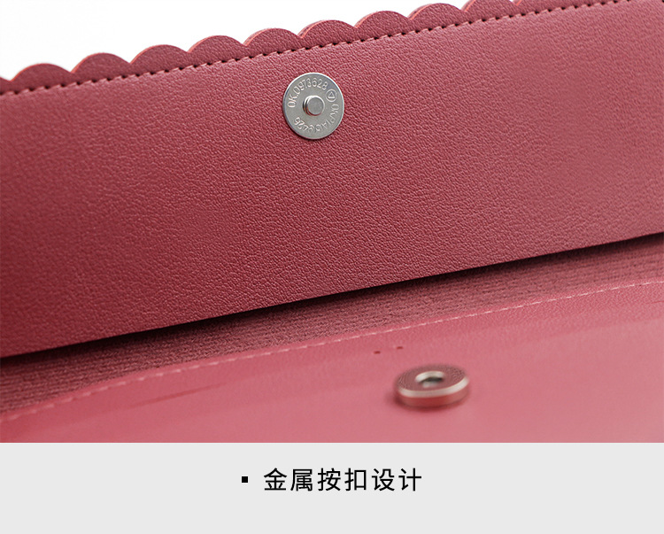 Factory Direct Supply Korean Simple and Sweet Women's Long Wallet Fashion Wallet Coin Purse Clutch Women's Long Wallet