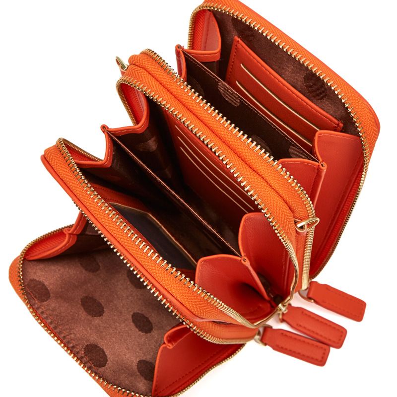 Bag Korean Fashion Large Capacity OvertheShoulder Bag Solid Color MultiFunction Phone Bag Female Messenger Wallet 2020
