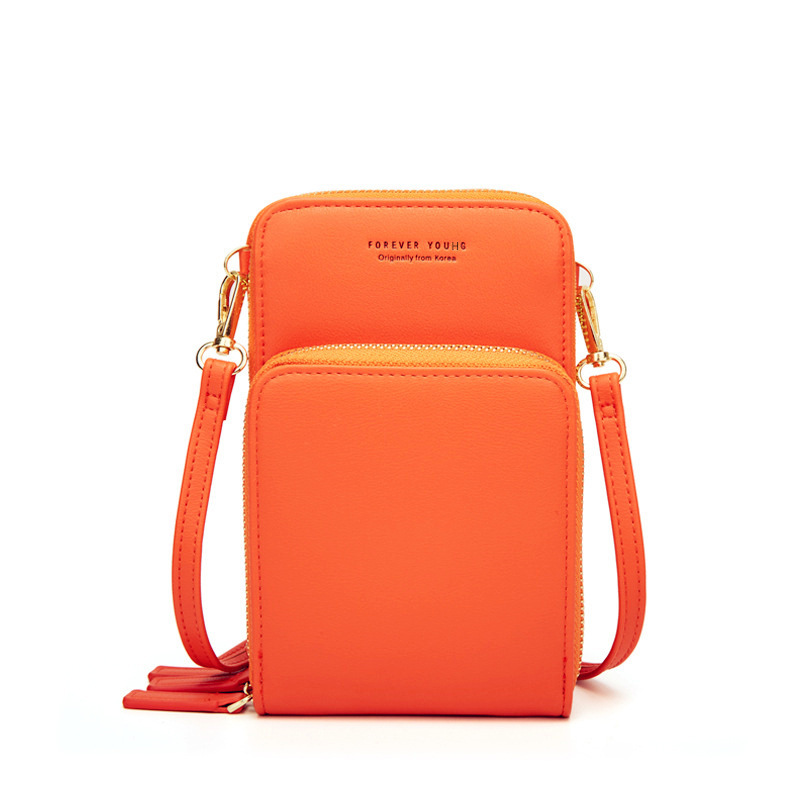 Bag Korean Fashion Large Capacity OvertheShoulder Bag Solid Color MultiFunction Phone Bag Female Messenger Wallet 2020