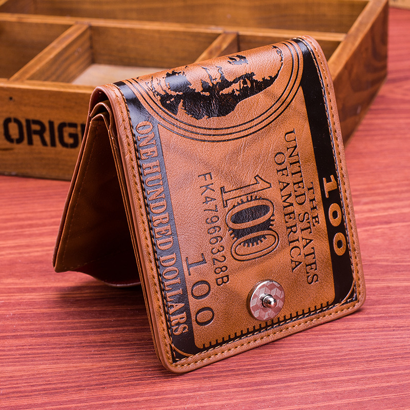 Manufacturer's direct supply to foreign trade wholesale men's dollar wallet personality creative magnetic Manufacturer's direct supply to foreign trade wholesale men's dollar wallet personality creative magnetic