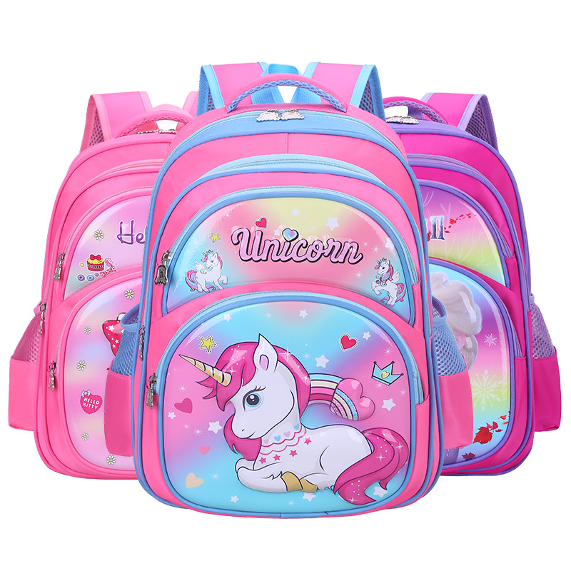 3D New Children&#039;s Schoolbag Eva Primary School Girls Burden Reduction Spine Protection Backpack Cartoon Backpack Factory Direct Sales