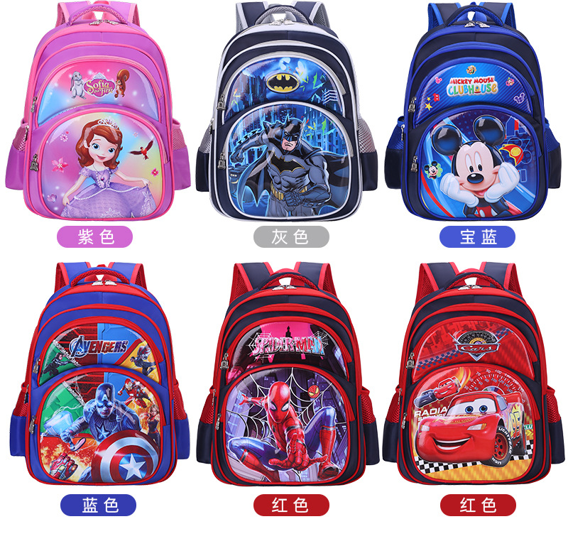 3D New Children's Schoolbag Eva Primary School Girls Burden Reduction Spine Protection Backpack Cartoon Backpack Factory Direct Sales