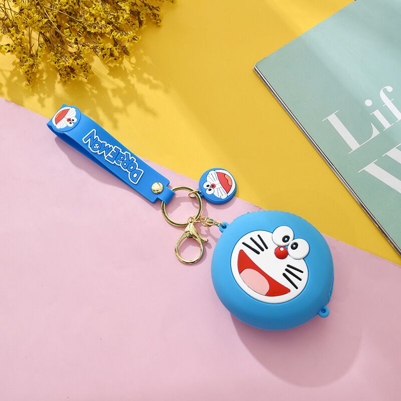 Japanese and Korean Autumn New Silicone Thumbs-up Bunny Dinosaur Coin Purse Headset Storage Japanese Wallet Wallet