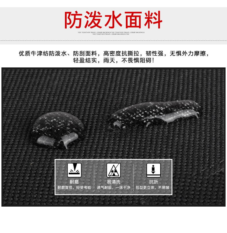 Cross-Border Amazon Cartoon Korean-Style Backpack Men's USB Backpack Travel Casual Computer Student Schoolbag