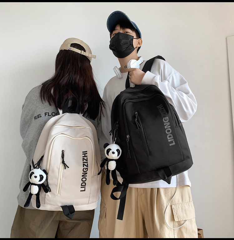 Cross-Border Backpack Men's 2021 New Japanese Elements Ins Student Schoolbag Retro Hong Kong Style Travel Backpack Customization Cross-Border Backpack Men's 2021 New Japanese Elements Ins Student Schoolbag Retro Hong Kong Style Travel Backpack Customization