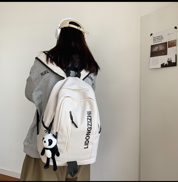 Cross-Border Backpack Men's 2021 New Japanese Elements Ins Student Schoolbag Retro Hong Kong Style Travel Backpack Customization Cross-Border Backpack Men's 2021 New Japanese Elements Ins Student Schoolbag Retro Hong Kong Style Travel Backpack Customization