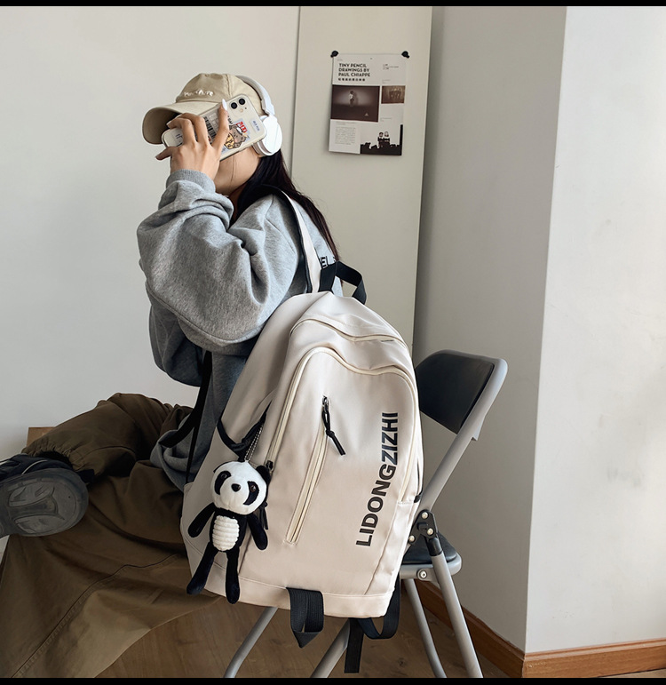Cross-Border Backpack Men's 2021 New Japanese Elements Ins Student Schoolbag Retro Hong Kong Style Travel Backpack Customization Cross-Border Backpack Men's 2021 New Japanese Elements Ins Student Schoolbag Retro Hong Kong Style Travel Backpack Customization