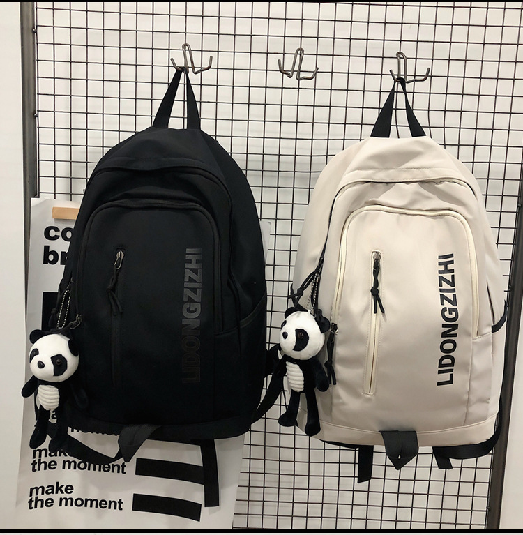 Cross-Border Backpack Men's 2021 New Japanese Elements Ins Student Schoolbag Retro Hong Kong Style Travel Backpack Customization Cross-Border Backpack Men's 2021 New Japanese Elements Ins Student Schoolbag Retro Hong Kong Style Travel Backpack Customization