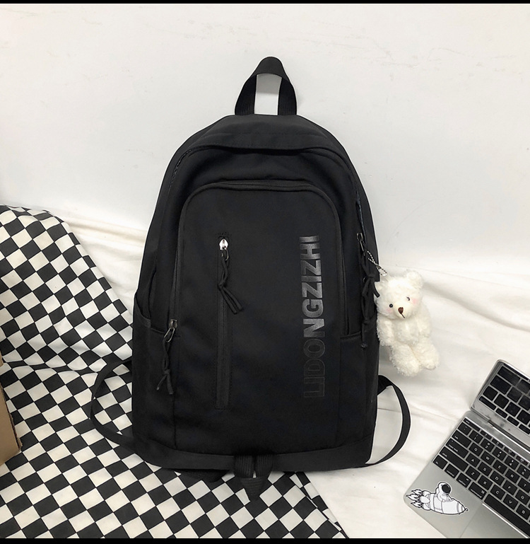 Cross-Border Backpack Men's 2021 New Japanese Elements Ins Student Schoolbag Retro Hong Kong Style Travel Backpack Customization Cross-Border Backpack Men's 2021 New Japanese Elements Ins Student Schoolbag Retro Hong Kong Style Travel Backpack Customization