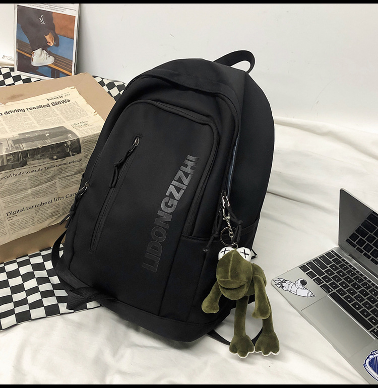 Cross-Border Backpack Men's 2021 New Japanese Elements Ins Student Schoolbag Retro Hong Kong Style Travel Backpack Customization Cross-Border Backpack Men's 2021 New Japanese Elements Ins Student Schoolbag Retro Hong Kong Style Travel Backpack Customization