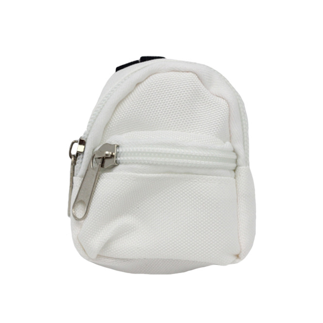 BJD Doll Changing Backpack Blythe Schoolbag Double Layer Zipper Schoolbag Doll Coin Purse Backpack
